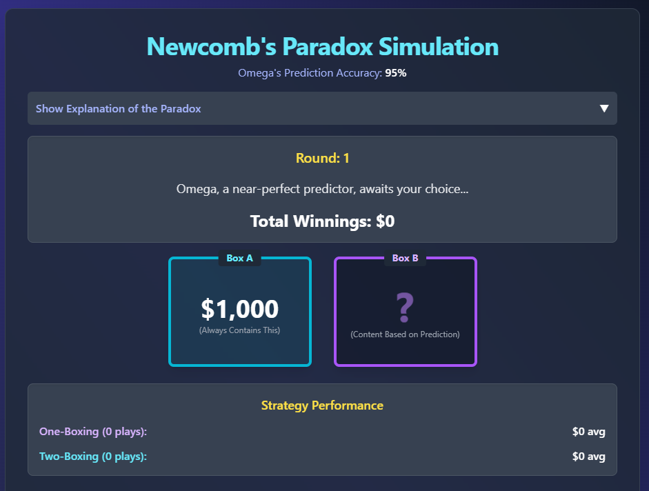 Newcomb's paradox thumbnail